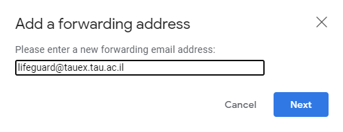 Has forwarded. Has forwarded