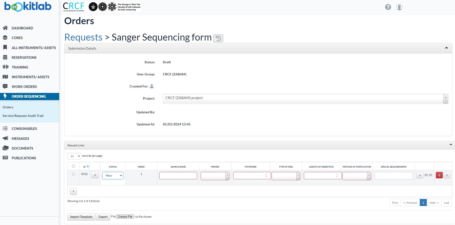 Order Sanger sequencing | The Rosalie and Harold Rae Brown Cancer ...