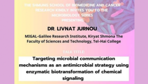 Shmunis School Seminar Dr. Livnat Jurnou