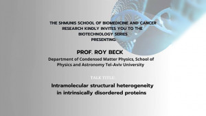 Shmunis School Seminar - Prof. Roy Beck