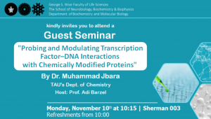 Guest Seminar by Dr. Muhammad Jbara