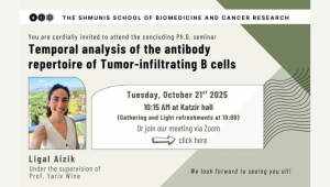Concluding Ph.D. Seminar - Ligal Aizik