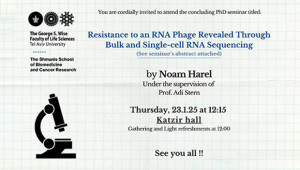 Noam Harel - Ph.D. Concluding Seminar