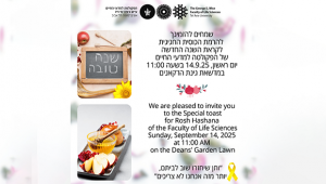 Special Toast for Rosh Hashana