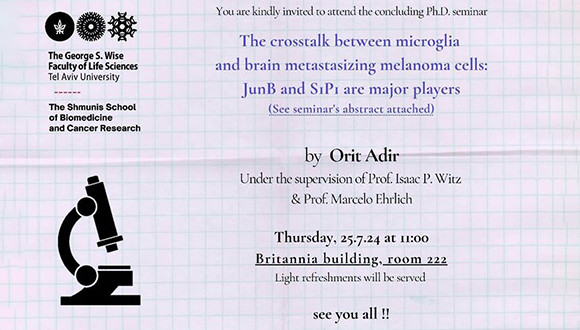 Orit Adir - Ph.D. Concluding Seminar