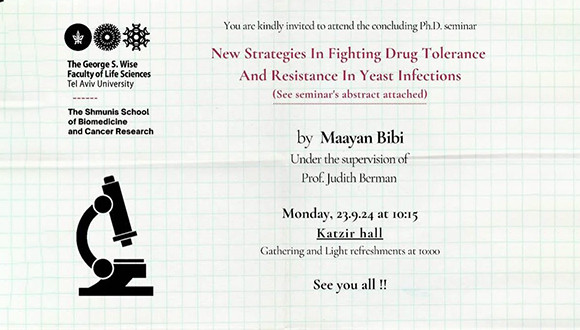Maayan Bibi - Ph.D. Concluding Seminar