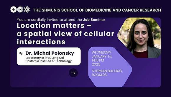 Shmunis Job Seminar - Michal Polonsky