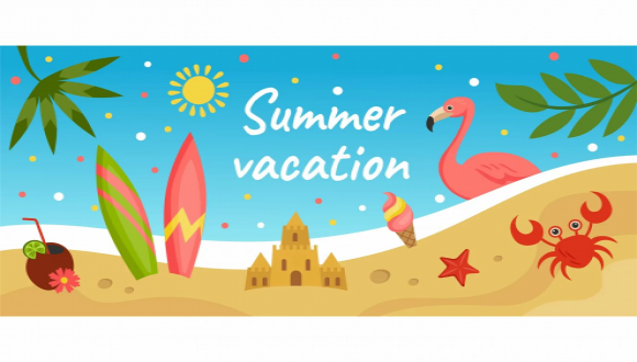 Notice of departure for summer vacation